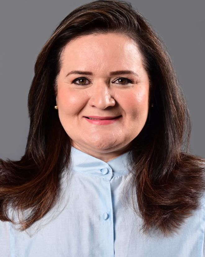 Foto de Dra. Mazé Maia na urna eletrônica